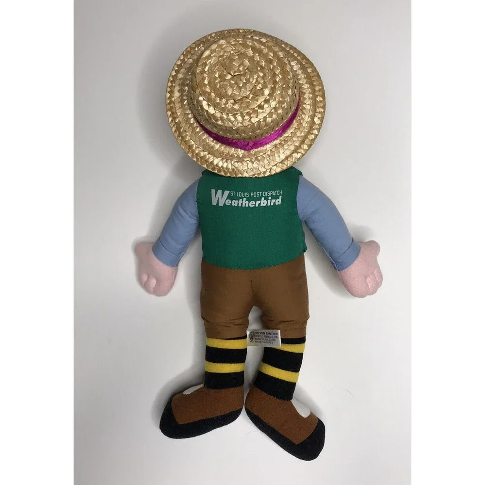 Vintage St. Louis Post-Dispatch Newspaper Weatherbird Stuffed Plush